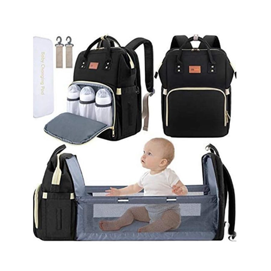 Miniatura 6 de Pañalera maleta con cuna plegable